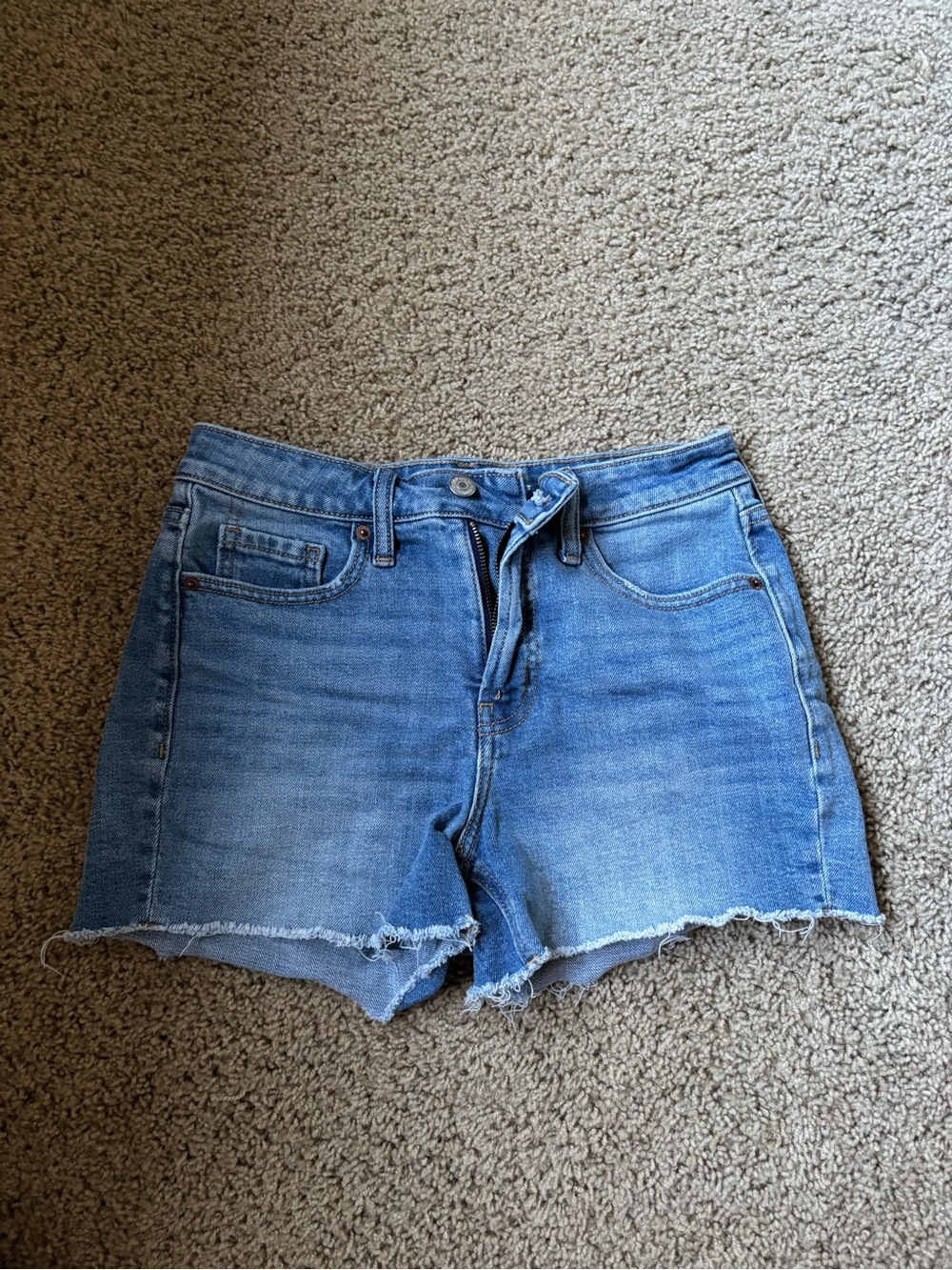Old Navy Light Blue Denim Cutoff Shorts